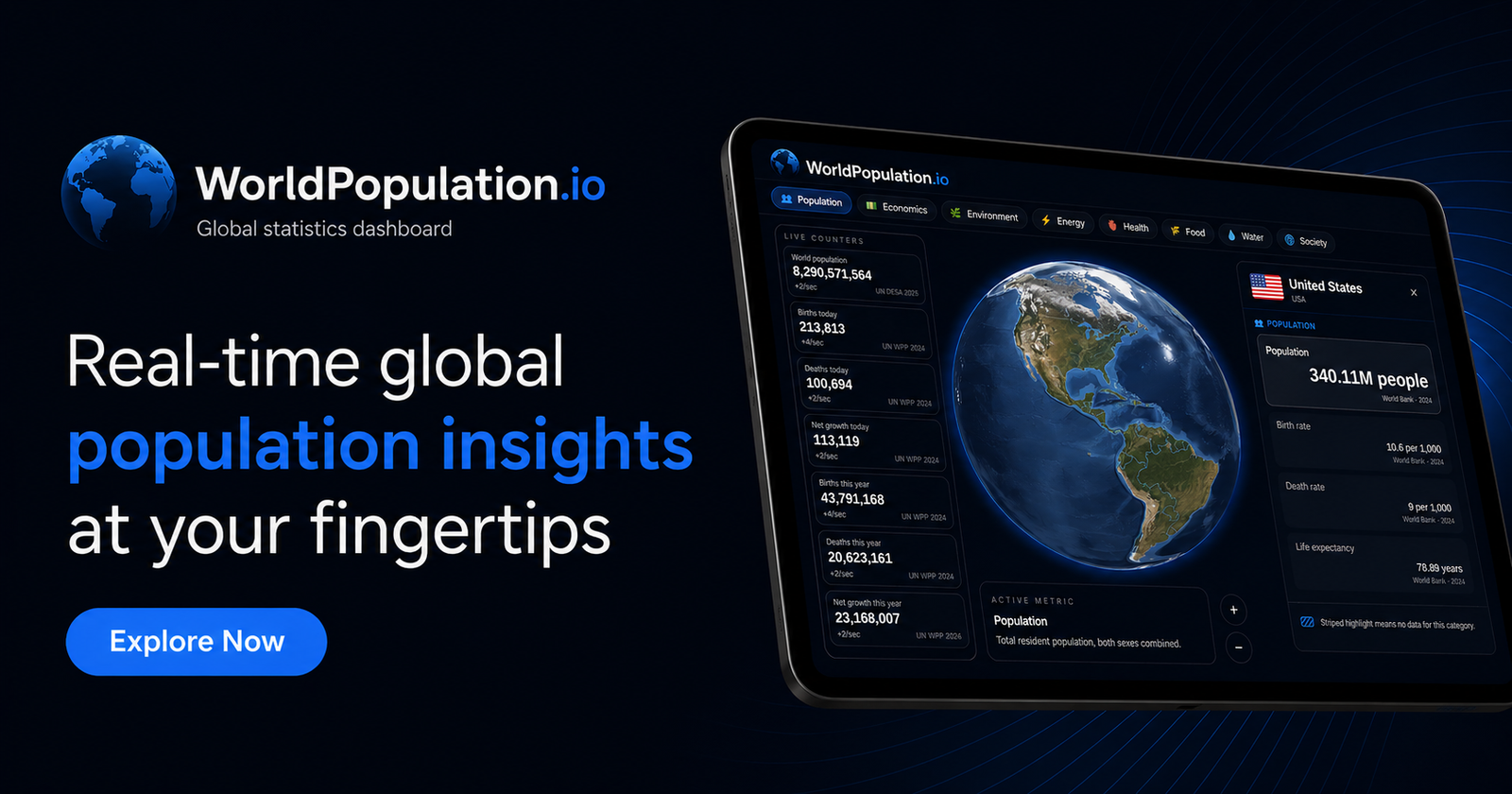 worldpopulation.io logo